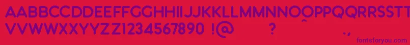 KС„nigsbergDemo Font – Purple Fonts on Red Background