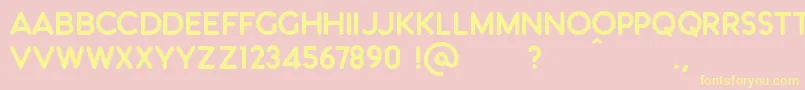 KС„nigsbergDemo Font – Yellow Fonts on Pink Background