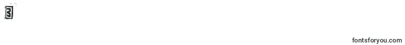 Pozotwo Font – Fonts for Digit 3
