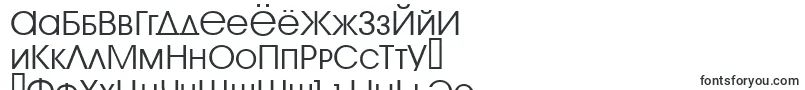 AAvantetitlercpslcLight-Schriftart – russische Schriften