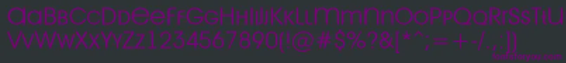 AAvantetitlercpslcLight Font – Purple Fonts on Black Background