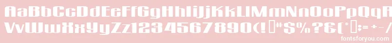 GogoSquat Font – White Fonts on Pink Background