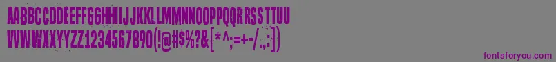 SevenDeadlySins Font – Purple Fonts on Gray Background