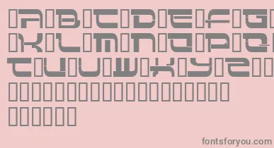 Insert 4 font – Gray Fonts On Pink Background
