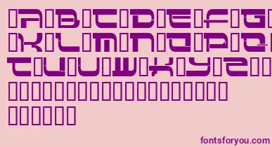 Insert 4 font – Purple Fonts On Pink Background