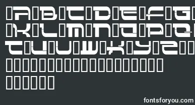 Insert 4 font – white Fonts