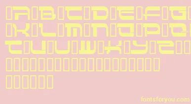 Insert 4 font – Yellow Fonts On Pink Background