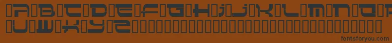 Insert 4 Font – Black Fonts on Brown Background