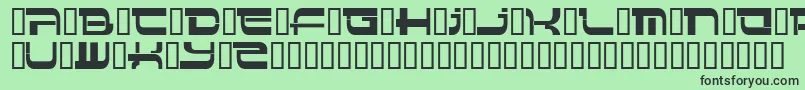 Insert 4 Font – Black Fonts on Green Background