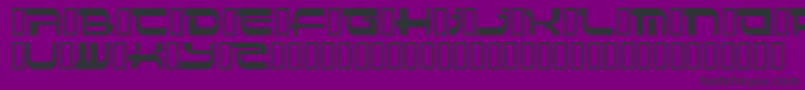 Insert 4 Font – Black Fonts on Purple Background