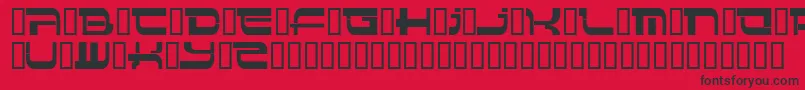 Insert 4 Font – Black Fonts on Red Background