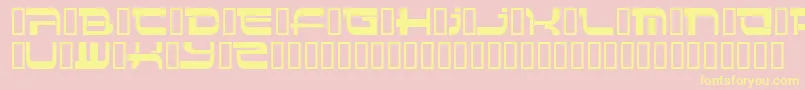 Insert 4 Font – Yellow Fonts on Pink Background