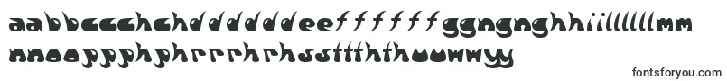 Шрифт LavaSilhouettes – валлийские шрифты