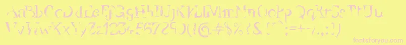 More about YellowBackRadio Font YellowBackRadio Font – Pink Fonts on Yellow Background
