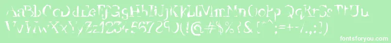 More about YellowBackRadio Font YellowBackRadio Font – White Fonts on Green Background