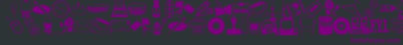 En savoir plus sur la police ArtsypartsDingbatsJl Police ArtsypartsDingbatsJl – polices violettes sur fond noir