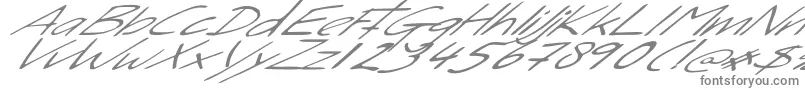 SleightOfHand-Schriftart – Graue Schriften