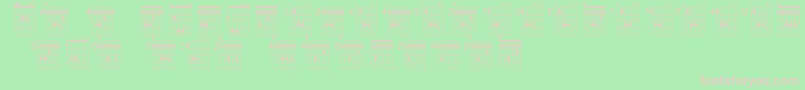 FarhatAcordesBY Font – Pink Fonts on Green Background