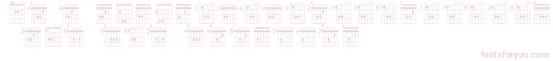 FarhatAcordesBY Font – Pink Fonts on White Background