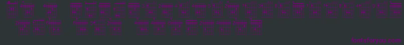 FarhatAcordesBY Font – Purple Fonts on Black Background