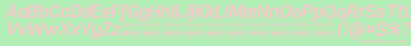 fuente SpecifypersonalNormbolditalic – Fuentes Rosadas Sobre Fondo Verde