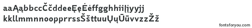 Czcionka JollyMedium – litewskie czcionki