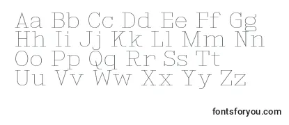 Review of the KingsbridgeExUl Font