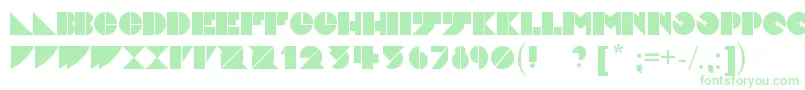 Daddydontdisco-Schriftart – Grüne Schriften