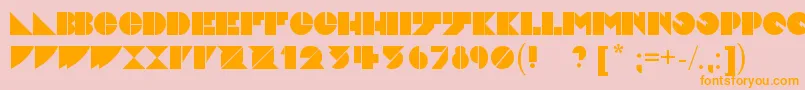 Подробнее о шрифте Daddydontdisco Шрифт Daddydontdisco – оранжевые шрифты на розовом фоне