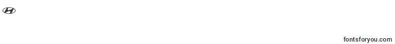 HyundaiNormal-Schriftart – Schriften für die Ziffer 8