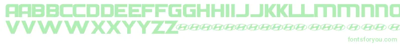 HyundaiNormal Font – Green Fonts on White Background