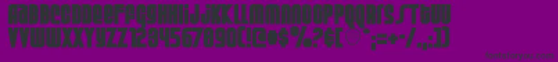 Weltsp Font – Black Fonts on Purple Background