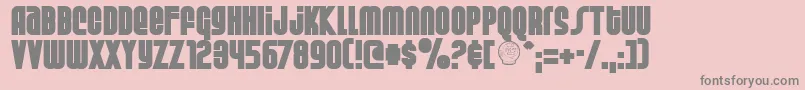 Weltsp Font – Gray Fonts on Pink Background