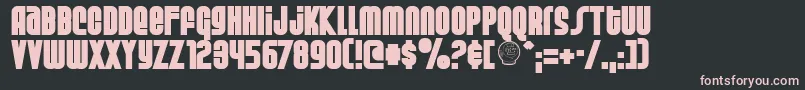 Weltsp Font – Pink Fonts on Black Background