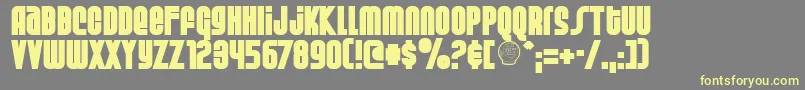Weltsp Font – Yellow Fonts on Gray Background