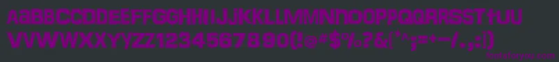 Frankentoho Font – Purple Fonts on Black Background