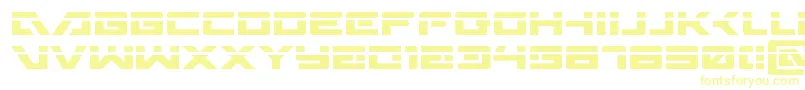 Wildcard31laser-Schriftart – Gelbe Schriften