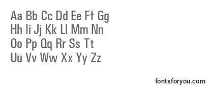 Review of the Unvr57x Font