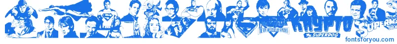 fuente Superman – Fuentes Azules