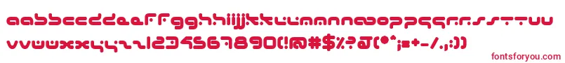 フォントHybridBold – 赤い文字