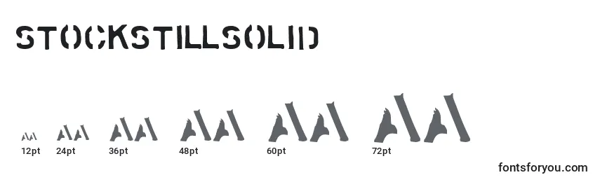 StockstillSolid Font Sizes