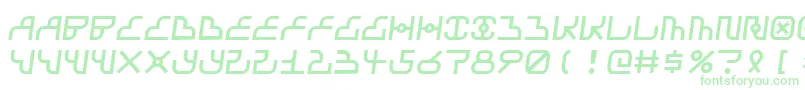 Czcionka Airbag – zielone czcionki