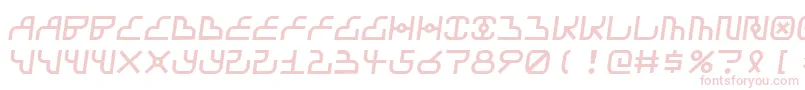 Airbag Font – Pink Fonts on White Background