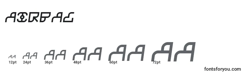 Airbag Font Sizes