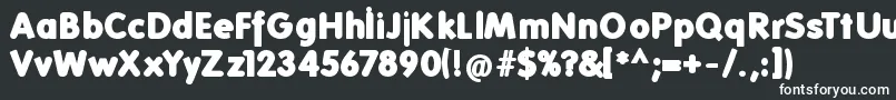 Folksblack Font – White Fonts on Black Background