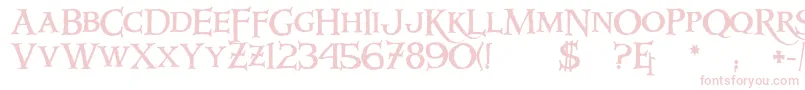 Windlass Font – Pink Fonts on White Background