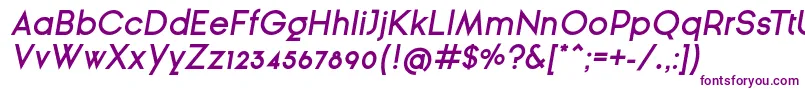 GinРІraSansSemiBoldOblique Font – Purple Fonts