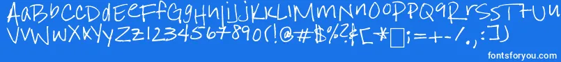 IStillBelieve Font – White Fonts on Blue Background
