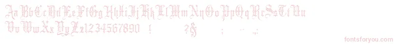 MinsterNo5 Font – Pink Fonts on White Background