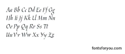 Schriftart Kaligraf Latin